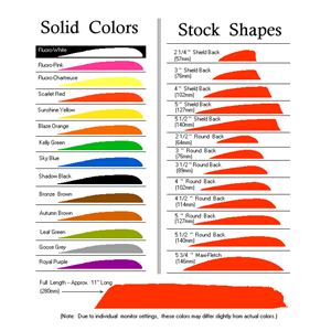 Brka 4" Trueflight  Shield - LH - 4 - bílá