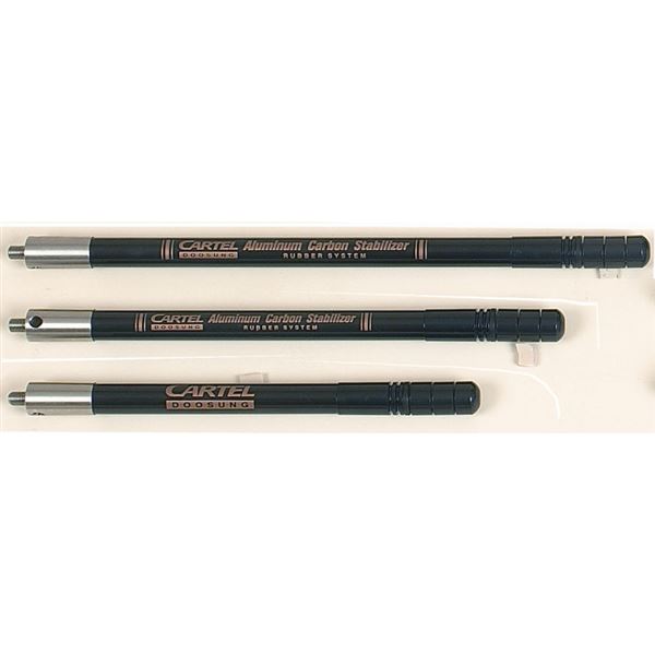 Cartel AL/Carbon  stabilizátor krátký - 10" - černá - 