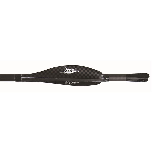 Gaspro 2,5" shield olepení - LH - střední - černá karb
