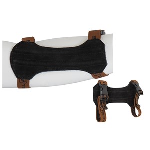 Kůže Medium 18 cm nátepník - černá - M - 