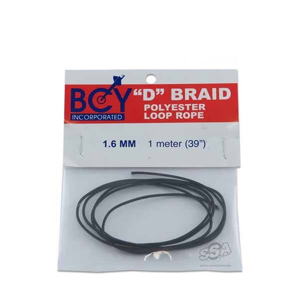 Loop Rope BCY - černá - 1,6mm - 