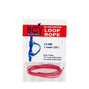 Loop Rope BCY - červená-3 - 2.0mm - 