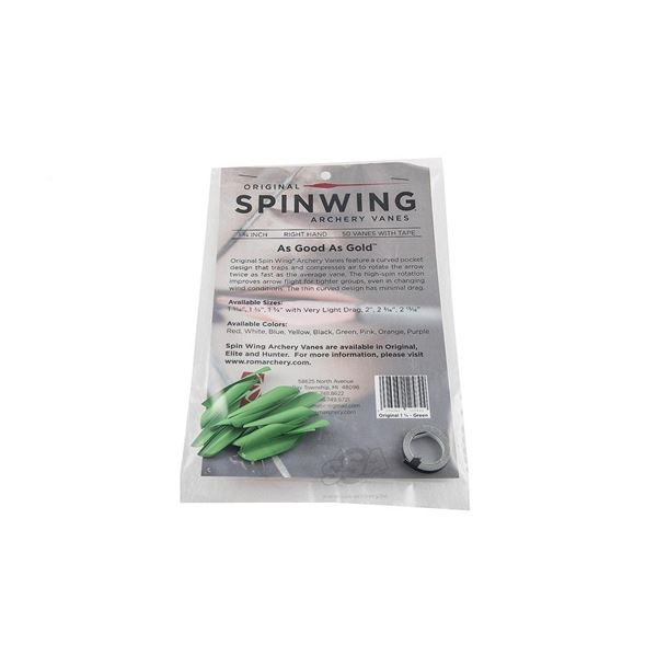 Sping Wings 1 9/16 - LH - střední - zelená