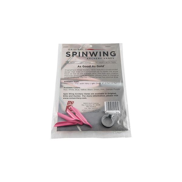 Sping Wings 1 3/4 - LH - střední - růžová