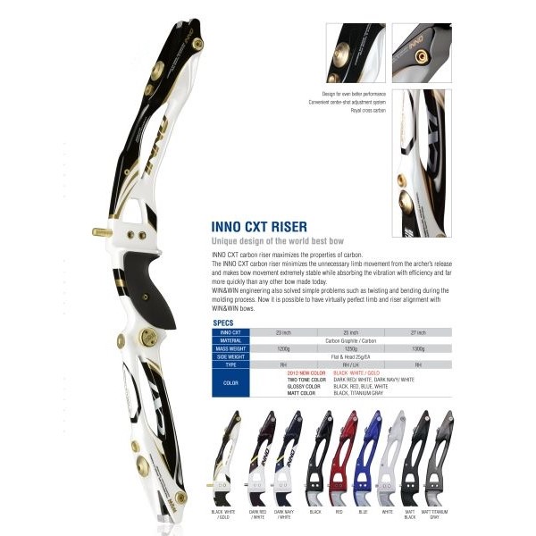 WaW INNO CXT střed luku - LH - titan - 25