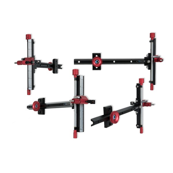 Zaměřovař Clasic Metal - RH - černo červ - 